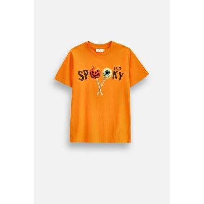 Coccodrillo tričko s krátkym rukávom oranžový
