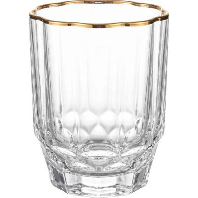 Clayre & Eef Průhledná skleněná sklenice na vodu _3 320 ml