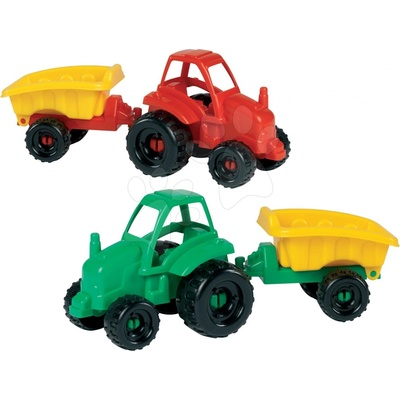 Écoiffier traktor s vlečkou 15324 červený nebo zelená