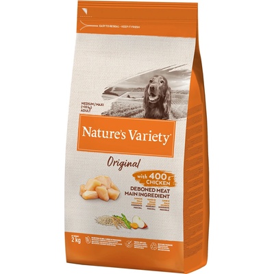 Nature's Variety Healthy Grains Adult Medium & Maxi kuracie 2 x 12 kg