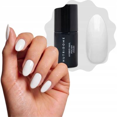 Nutridome Hybridní lak na nehty UV/LED White Classic 001 5 g