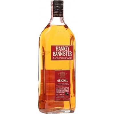 Hankey Bannister 40% 1 l (holá láhev)