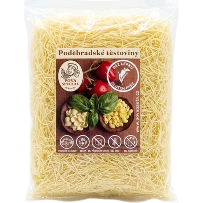 Pova Bezlepkové těstoviny vlasové 250 g