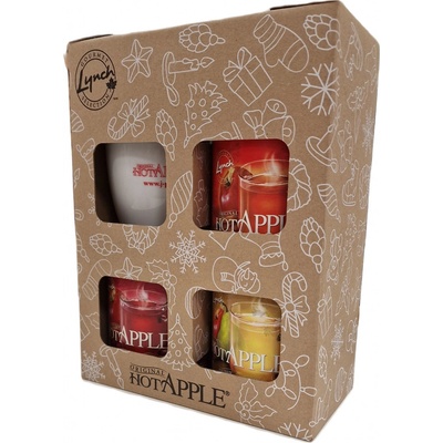 Lynch Foods Dárková sada Hot Apple + hrnek 3 x 553 g