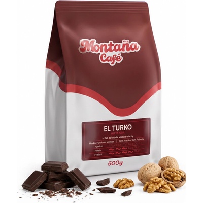 Montaña Café El Turko mletá Espresso 0,5 kg
