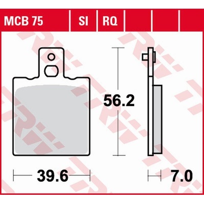 TRW LUCAS TRW ZF brzdové destičky KH047 sintrované OFFROAD CAGIVA W8 125 92-95, RIVER 600 94-97, ELEFANT 650/750 85-89 zadní, HUSQVARNA CR 250 84-89, TC 500 86-88 přední – Hledejceny.cz