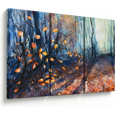 Obraz - Lúče jesenného slnka, trojdielne 120x80 cm