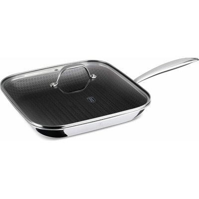 BERLINGERHAUS Pánev grilovací nerezová s nepřilnavým povrchem a víkem 28 cm Eternal Collection BH-8520