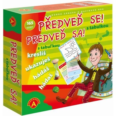 Alexander Předveď se! Párty hra s mazací tabulkou