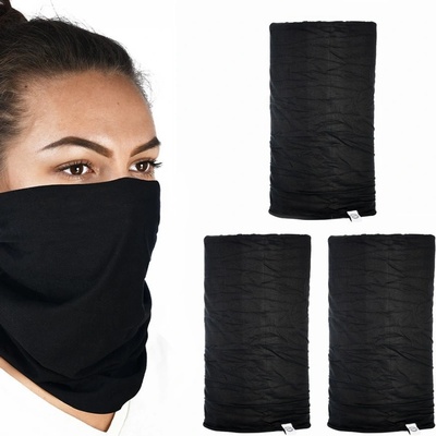 Comfy nákrčníky All black sada 3 ks černé