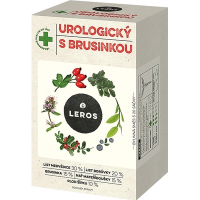 Leros urologický čaj s brusnicou 20 ks