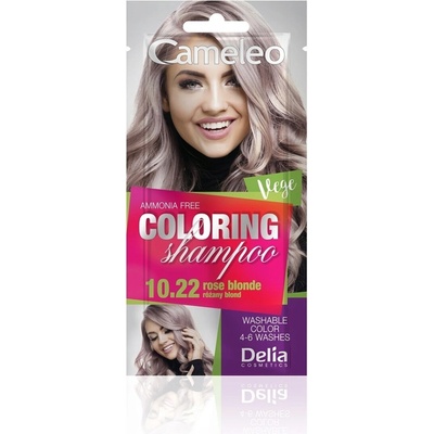 Delia Cameleo No1 barevný šampon 10.22 Rose blond 40 ml