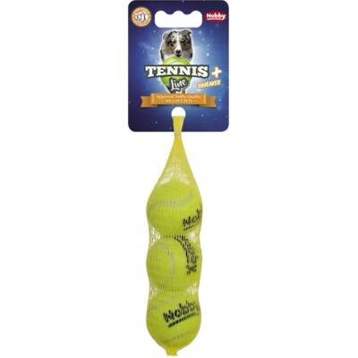 Nobby tenisový míček s pískátkem 4,5 cm 3 ks