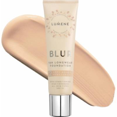 Lumene Nordic Makeup Blur dlhotrvajúci make-up SPF15 2 Soft Honey 30 ml