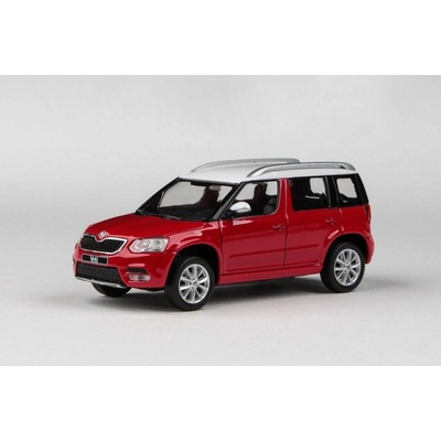 Abrex ŠkodaYeti facelift 2013 červená w 1:43