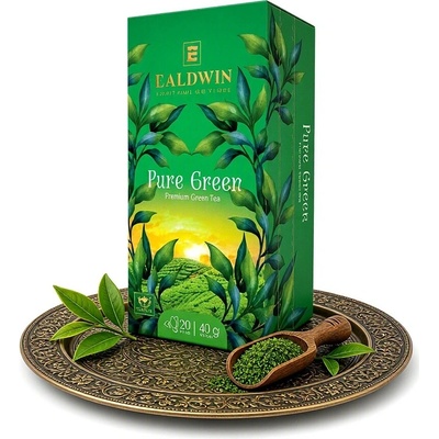 Ealdwin Pure Green Tea zelený čaj 20 ks