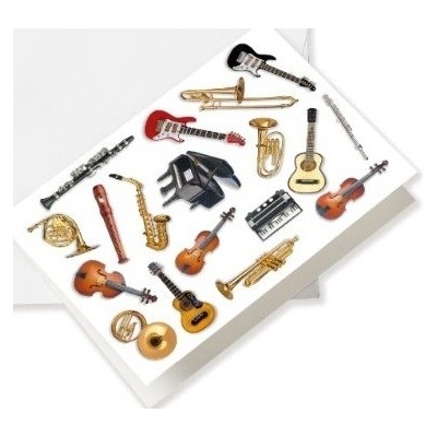 VIENNA WORLD Přání do obálky - hudební nástroje