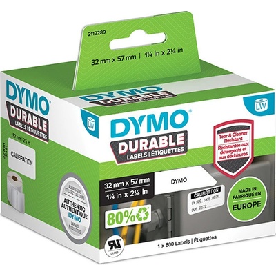 Dymo 32mm x 57mm, biele, 800 ks, 2112289