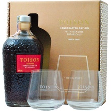 Toison Ruby Red 38% 0,7 l (darčekové balenie s 2 pohármi)