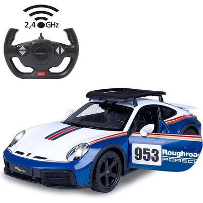 Rastar RC Porsche 911 Dakar Performance modrý RTR 1:14