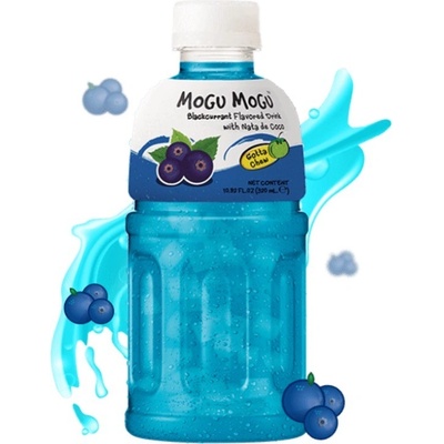Mogu Mogu Jelly Blackcurrant Juice 320 ml