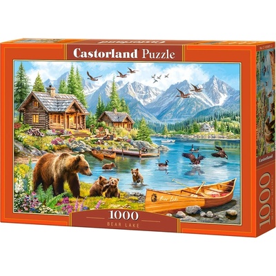 Castorland Medvědí jezero Bear Lake 1000 dílků
