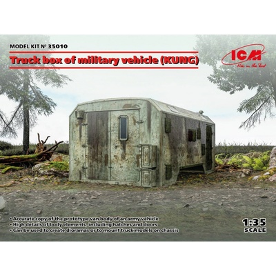 ICM Truck Box of Military Vehicle KUNG 1:35