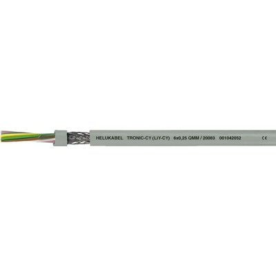 Helu 20004-1000 dátový LiYCY 5 x 0.14 mm² sivá 1000 m