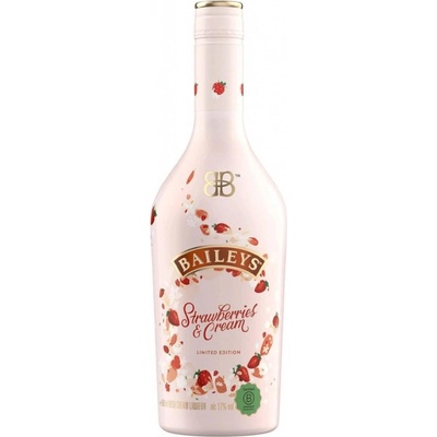 Baileys Strawberries & Cream 17% 0,5 l (holá láhev)