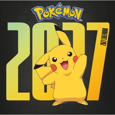 CurePink Oficiální dětský nástěnný mini Pokémon s plakátem 17,8 x 17,8|35,6 cm [35327P] 2027