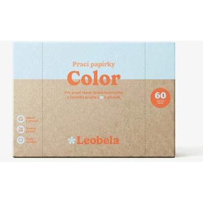Leobela prací papírky Color 60 ks