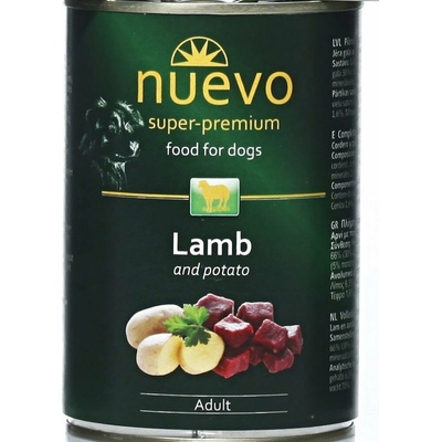 Nuevo Dog Adult Lamb & Potato 400 g