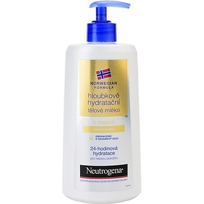 Neutrogena Body Care hĺbkovo hydratačné telové mlieko s olejom 400 ml