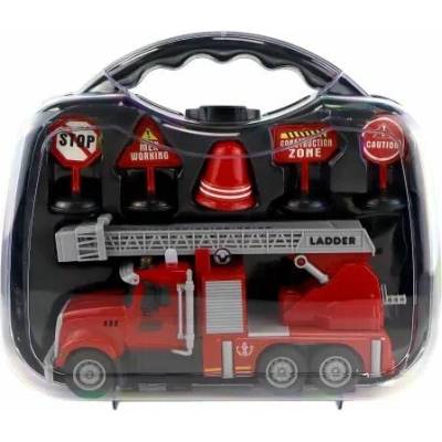 Manyuk Toys Hasičské autíčko s dopravními značkami 22 cm