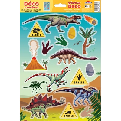 TempusCreative dekorace okenní GGW 230002 dinosaurs 492218