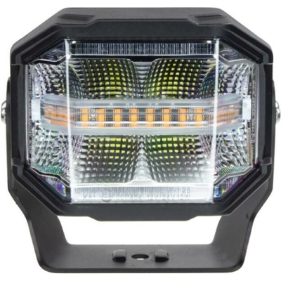 LED světlo obdélníkové bílé/oranžové/poziční, 80W, 150x115mm, ECE R65
