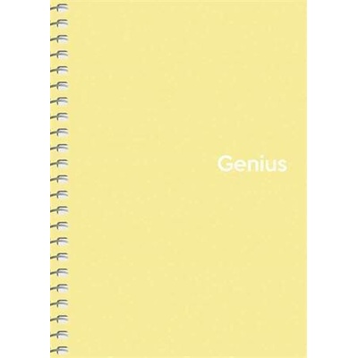 SHKOLYARYK Špirálový zošit Genius Pastel štvorčekový A6 PP dosky A6 08