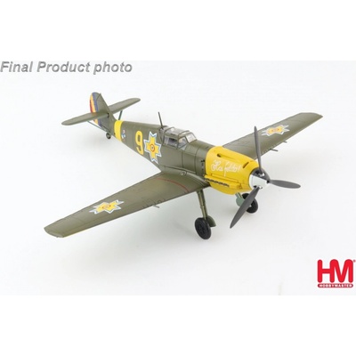 Hobby Master Bf 109E Romanian Air Force Grupul 7 Yellow 9 Hai Fetito Loan Di Cesare Karpovka USSR November 1941 1:48