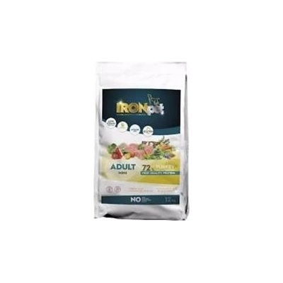 IRONpet Dog Adult Mini Turkey Krůta 2 x 12 kg