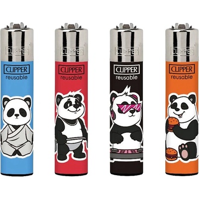 Clipper Kompletná sada zapaľovačov Panda Daily