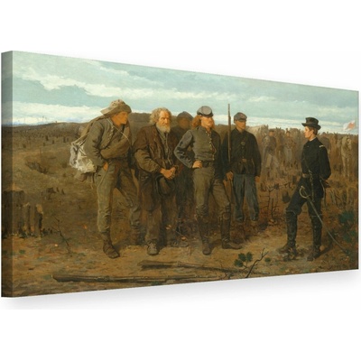 Obraz na plátne Winslow Homer - Väzni z frontu - 60x90 cm