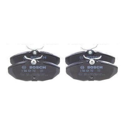 BOSCH Sada brzdových platničiek kotúčovej brzdy 0986424702