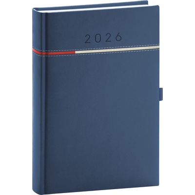 Tomy A5 Denní 2026 modro-červená