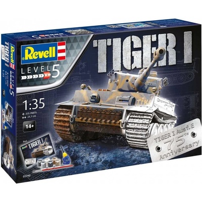 Revell Gift Set tank 05790 75 Years Tiger I 1:35