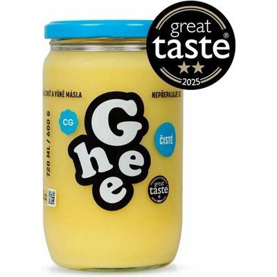 Ghee přepuštěné máslo 590g čisté