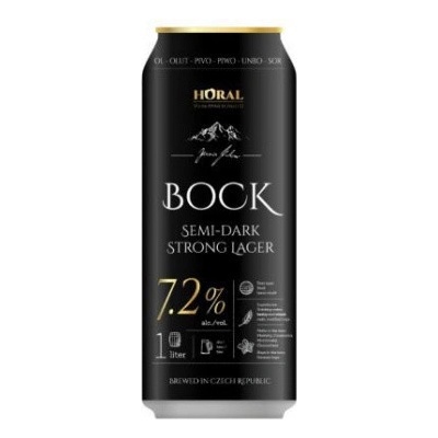 Horal Bock 7,2% 1 l (plech)