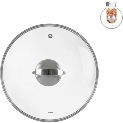 ORION Pokrievka nerez úchyt loop sklo 22 cm