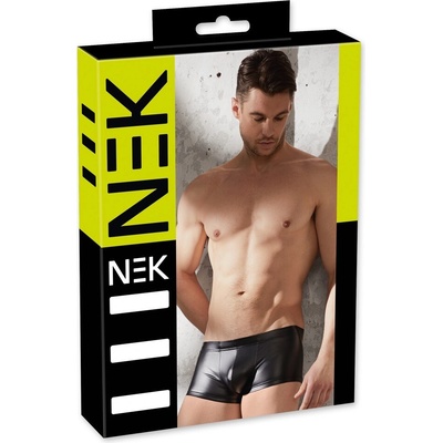NEK pánske lesklé boxerky čierne
