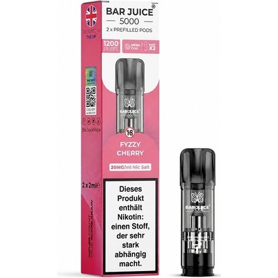 BAR Juice cartridge 2 Pack Fizzy Cherry 20 mg