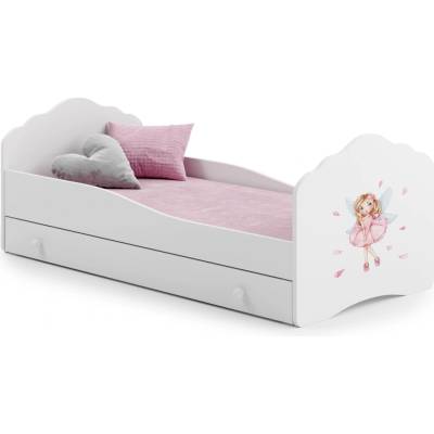 ADRK Furniture Casimo Girl With Wing E433 s matrací a zásuvkou